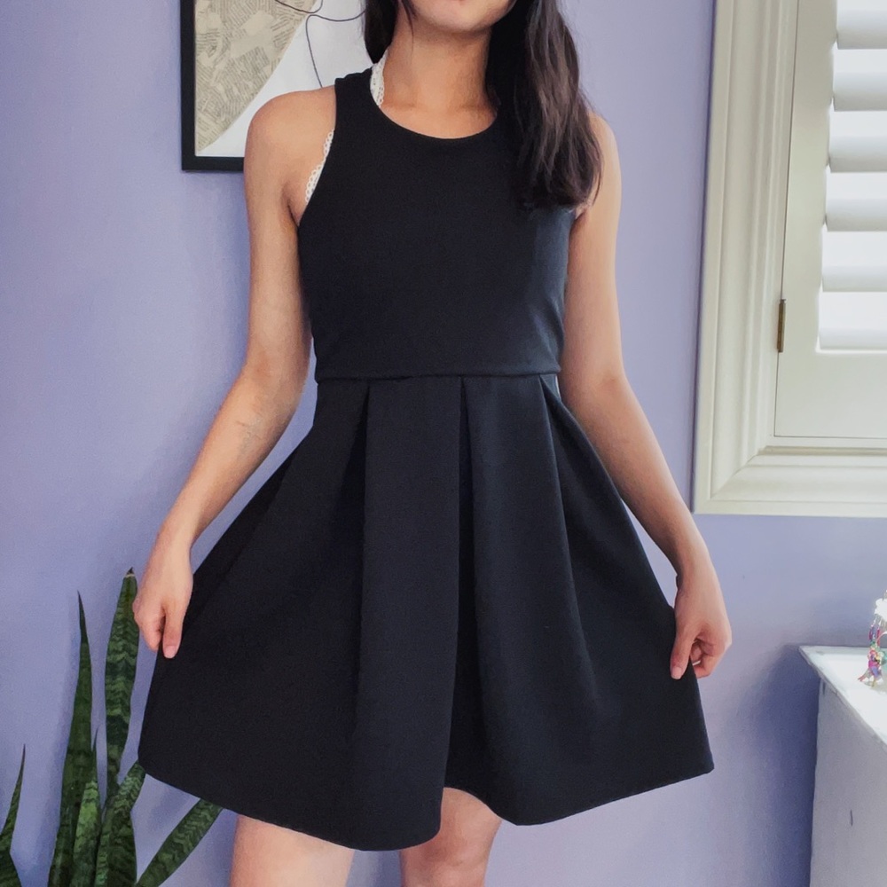 SOPRANO pleated skater dress